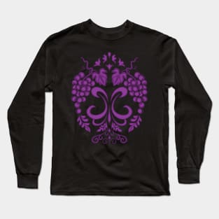 Purple Grapes Long Sleeve T-Shirt